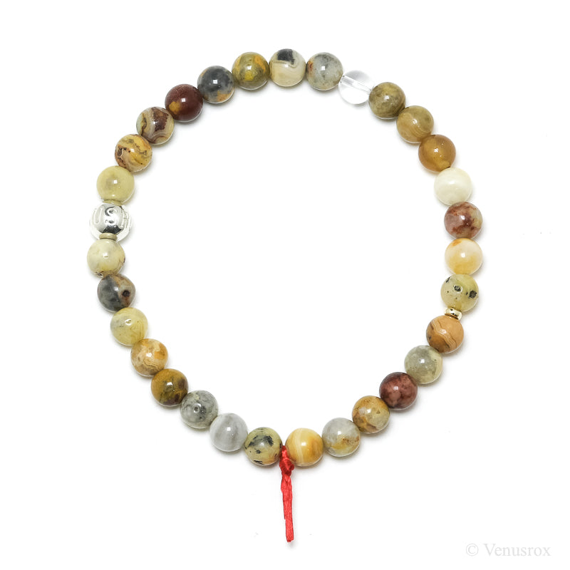 Crazy Lace Agate Bracelet from Mexico | Venusrox