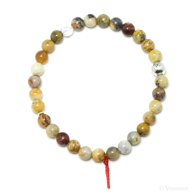 Crazy Lace Agate Bracelet from Mexico | Venusrox