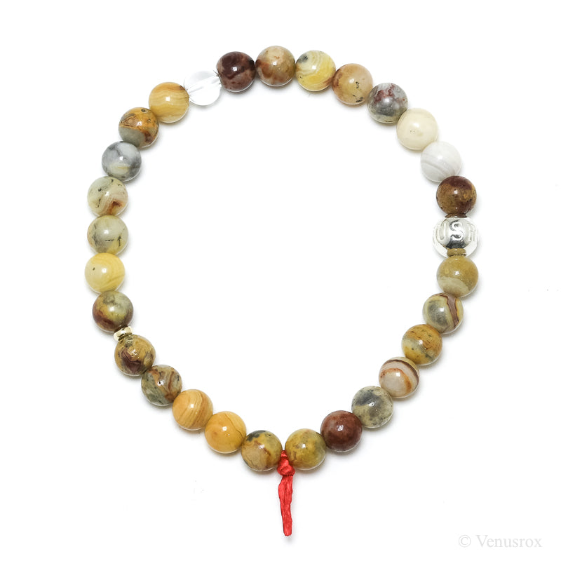 Crazy Lace Agate Bracelet from Mexico | Venusrox