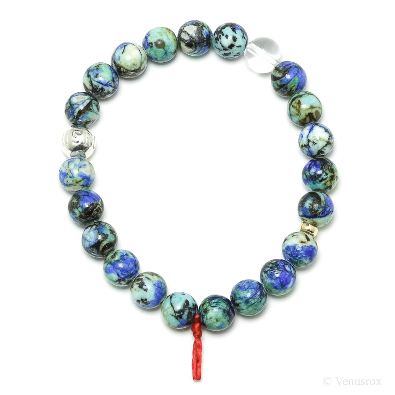 Azurite with Malachite & Barite from Peru | Venusrox