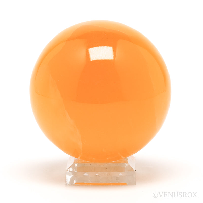 Orange Calcite Sphere from Utah, USA | Venusrox