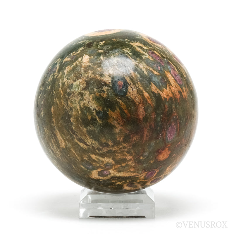 Ruby in Fuchsite Polished Sphere from India | Venusrox