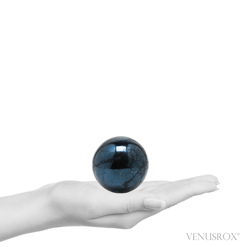 Covellite Polished Sphere from Peru | Venusrox