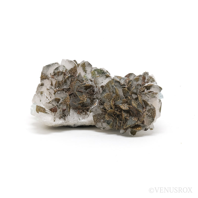 Calcite with Chalcopyrite &amp; Fluorite Natural Cluster from the Vtoroy Sovetskiy Mine, Dalnegorsk, Primorskiy Kray, Russia | Venusrox