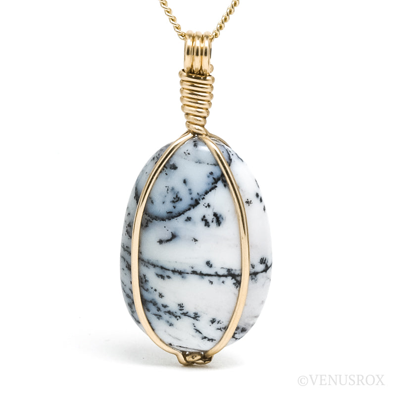 Dendritic Opal Polished Crystal Pendant from Turkey | Venusrox