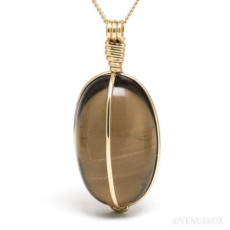 Smoky Himalayan Quartz Polished Crystal Pendant from the Inadian Himalayas | Venusrox