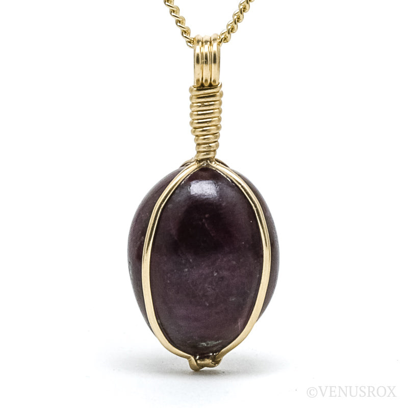 Ruby Polished Crystal Pendant from India | Venusrox