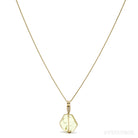 Heliodor Polished Slice Pendant from the Chitinskaya Oblast Mine, Zabaykalski Krai, Siberia, Russia | Venusrox