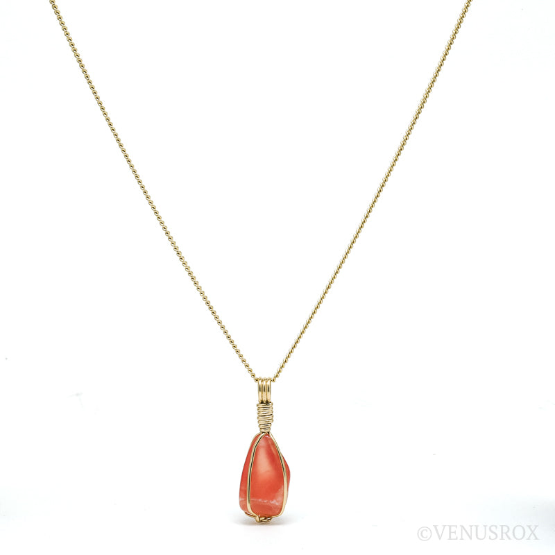 Rhodochrosite Polished Crystal Pendant from Argentina | Venusrox