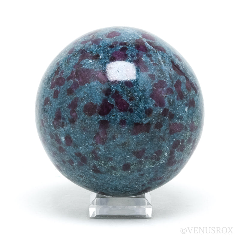 Ruby in Fuchsite and Kyanite Polished Sphere from India | Venusrox