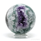 Amethyst with Quartz & Agate Geode Sphere from Brazil | Venusrox
