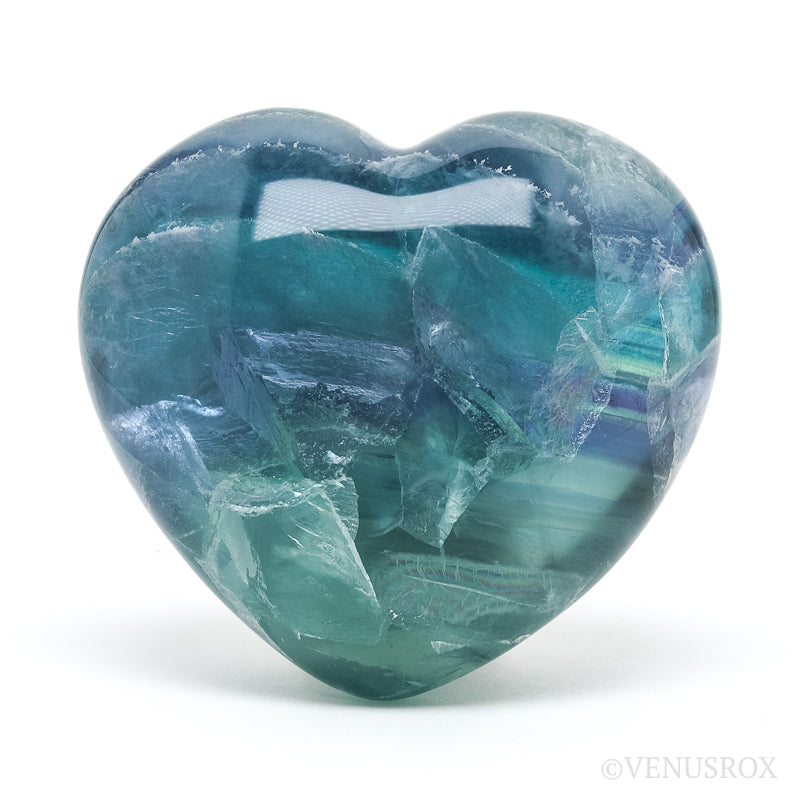 Fluorite Polished Heart from Mexico | Venusrox