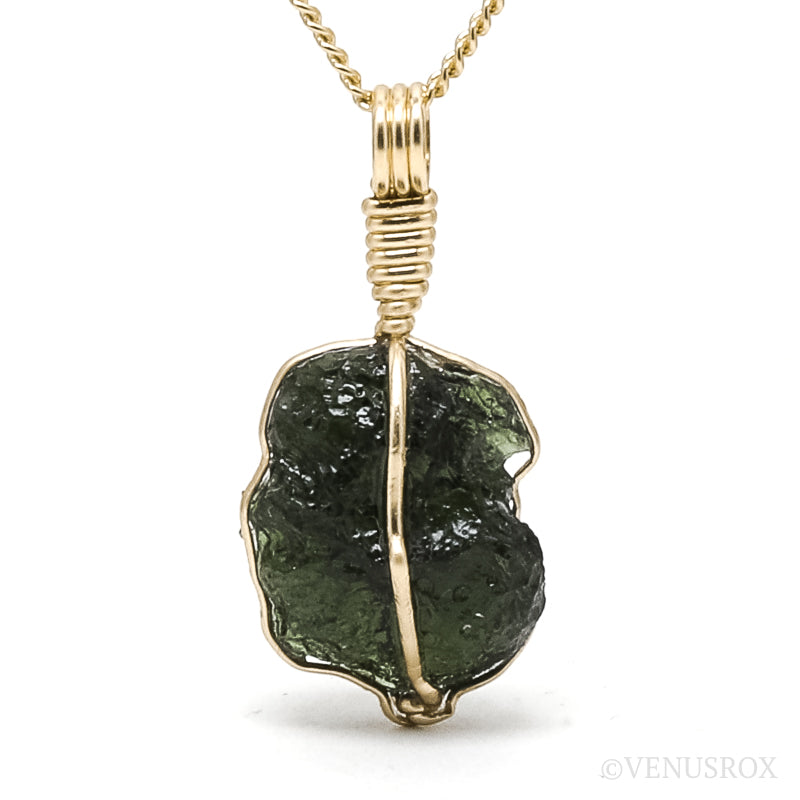 Moldavite Crystal Pendant from Chlum, Czech Republic | Venusrox