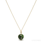 Chrome Diopside Pendant from Russia | Venusrox