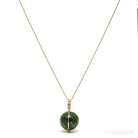 Chrome Diopside Pendant from Russia | Venusrox
