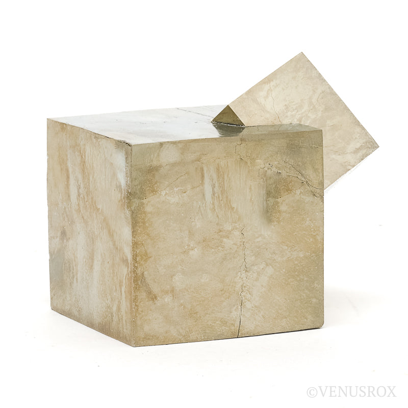 Natural Pyrite Cube Cluster from Navajun, La Rioja, Spain | Venusrox