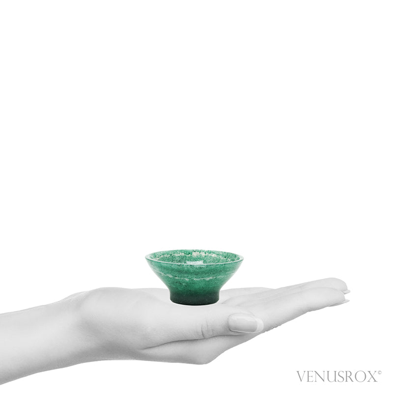 Green Aventurine Polished Bowl from India | Venusrox