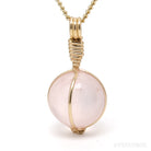 Star Rose Quartz Sphere Pendant from Madagascar | Venusrox