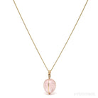 Star Rose Quartz Polished Crystal Pendant from Madagascar | Venusrox