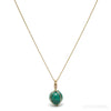 MALACHITE PENDANT 12kt GOLD-FILLED