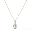 Aquamarine Polished Crystal Pendant from Mozambique | Venusrox