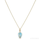 Larimar Polished Crystal Pendant from Dominican Republic, Caribbean Sea | Venusrox