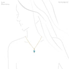 Larimar Polished Crystal Pendant from Dominican Republic, Caribbean Sea | Venusrox