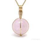 Kunzite Polished Sphere Pendant from Afghanistan | Venusrox