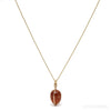 Hessonite Garnet Polished Crystal Pendant from India | Venusrox