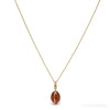 GARNET (HESSONITE) PENDANT 12kt GOLD-FILLED