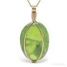 Vesuvianite/Idocrase Polished Crystal Pendant from Jakut-Saha, Russia | Venusrox
