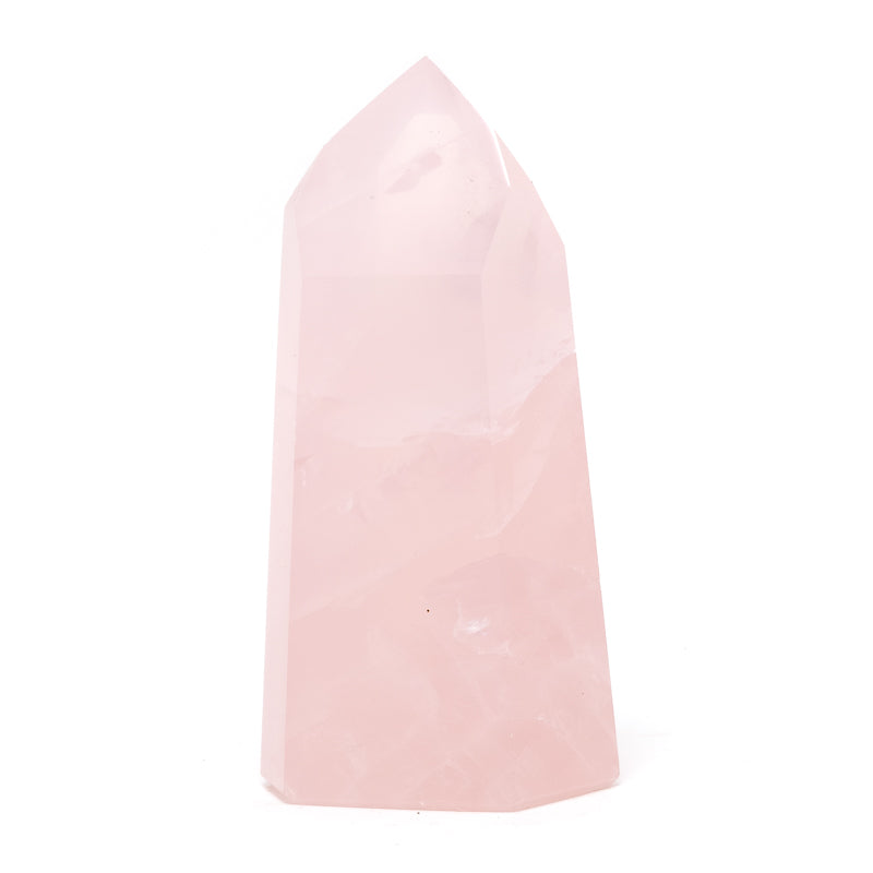 Rose Quartz Polished Point from Brazil | Venusrox