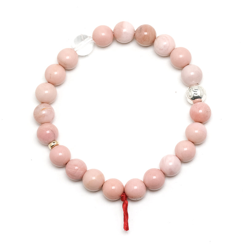 Pink Opal Bead Bracelet from Australia | Venusrox