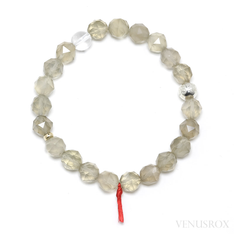 Grey Moonstone Bead Bracelet from India | Venusrox