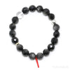 Silver Sheen Obsidian Bead Bracelet from Mexico | Venusrox