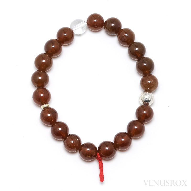 Hessonite Garnet Bead Bracelet from Mozambique | Venusrox