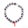 Quartz with Amethyst, Goethite & Hematite Bracelet from Brazil | Venusrox