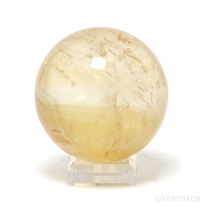 Honey Calcite Polished Sphere from China | Venusrox