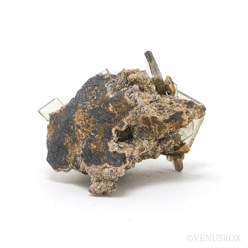 Barite on Matrix Cluster from Cerro Warihuyn, Miraflores, Huanuco Department, Peru | Venusrox