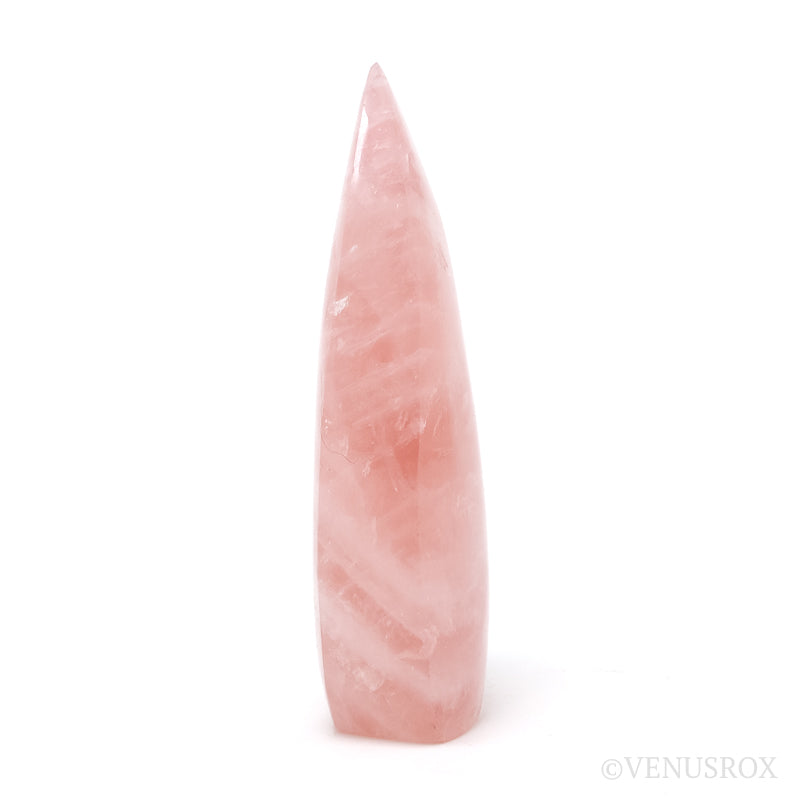 Rose Quartz Polished Flame from Brazil | Venusrox