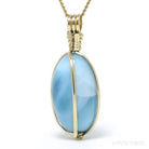 An exquisite Larimar Polished Crystal Pendant from Dominican Republic, Caribbean Sea | Venusrox