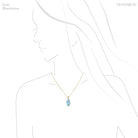 An exquisite Larimar Polished Crystal Pendant from Dominican Republic, Caribbean Sea | Venusrox