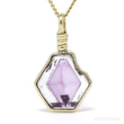 Brandberg Amethyst Quartz Polished Slice Pendant | Venusrox
