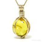 Natural Baltic Amber with Insect Polished Crystal Pendant | Venusrox