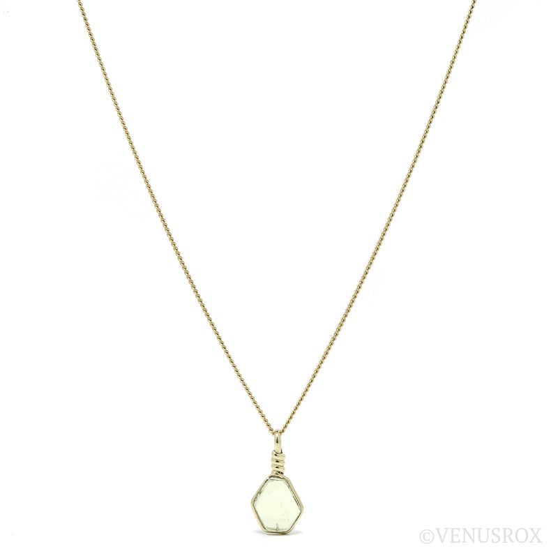 Heliodor Polished Crystal Pendant from the Chitinskaya Oblast Mine, Zabaykalski Krai, Siberia, Russia | Venusrox