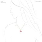 Pink Tourmaline Polished Slice Pendant from the Malkhan Pegmatite Field, Krasnyi Chikoy, Chitinskaya Oblast, Transbaikal, Eastern Siberia, Russia | Venusrox