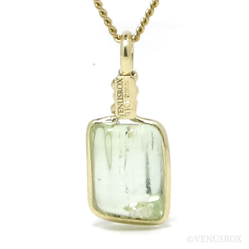 Heliodor Polished Crystal Pendant from the Chitinskaya Oblast Mine, Zabaykalski Krai, Siberia, Russia | Venusrox