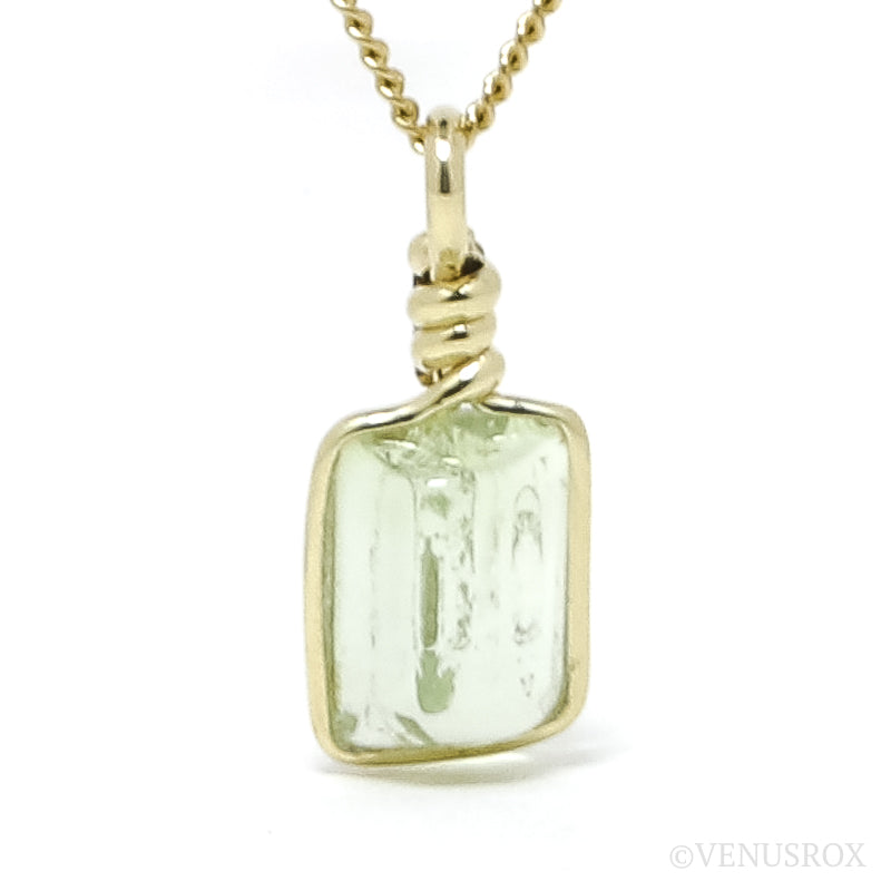 Heliodor Polished Crystal Pendant from the Chitinskaya Oblast Mine, Zabaykalski Krai, Siberia, Russia | Venusrox