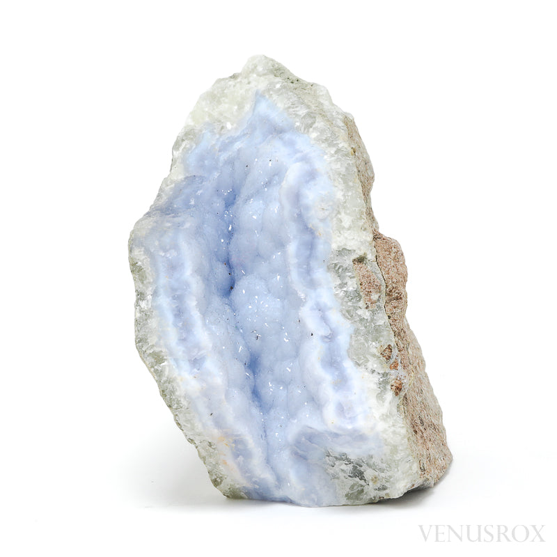 Blue Lace Agate on Matrix Natural Crystal from Malawi | Venusrox