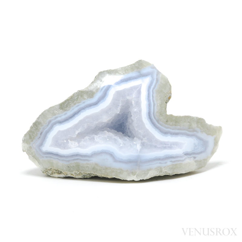 Blue Lace Agate on Matrix Polished/Natural Crystal from Malawi | Venusrox